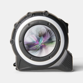 Neues Leben, buntes Abstraktes Fraktal Kunstfantas Maßband