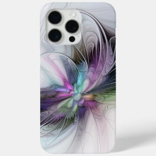 Neues Leben, farbenfrohe abstrakte Fraktal-Kunst-F Case-Mate iPhone Hülle