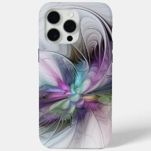 Neues Leben, farbenfrohe abstrakte Fraktal-Kunst-F Case-Mate iPhone Hülle