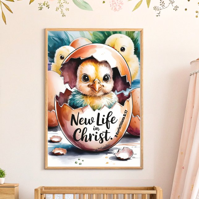 Neues Leben in Christus Boho Christliches Kinderzi Poster (Von Creator hochgeladen)