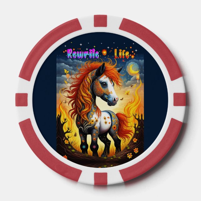 Neues Leben schreiben Pokerchips (Vorderseite)