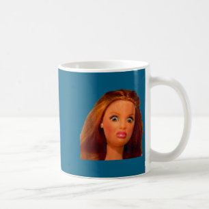 Neues lustiges gestresstes Puppen-Gesicht-Meme Kaffeetasse