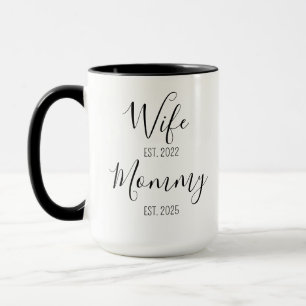 Neues Mama- und Papa-Tasse Baby Shower Kaffee-Tass Tasse