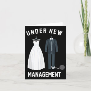 Neues Management für die Eheschließung von Braut u Karte