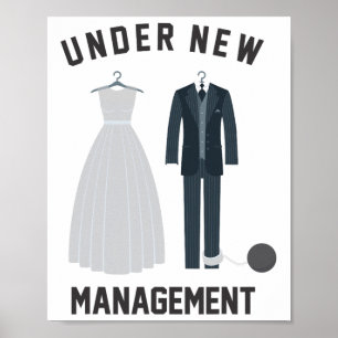 Neues Management für die Eheschließung von Braut u Poster