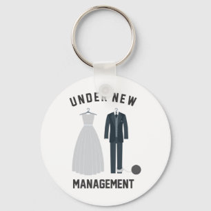 Neues Management für die Eheschließung von Braut u Schlüsselanhänger
