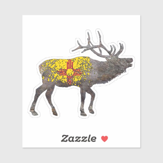 Neues mexikanisches Elch Aufkleber (Blatt)