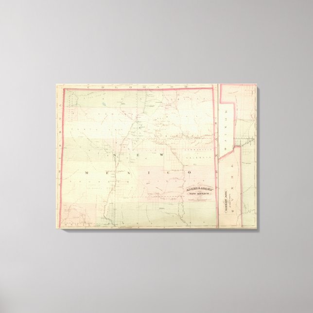 Neues Mexiko 3 Leinwanddruck (Vorderseite)