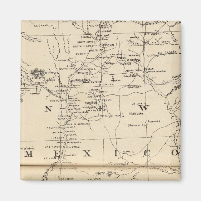 Neues Mexiko 3 Magnet (Vorne)