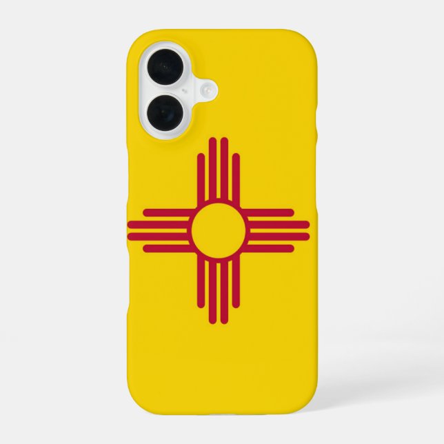 Neues Mexiko iPhone 16 Hülle (Rückseite)
