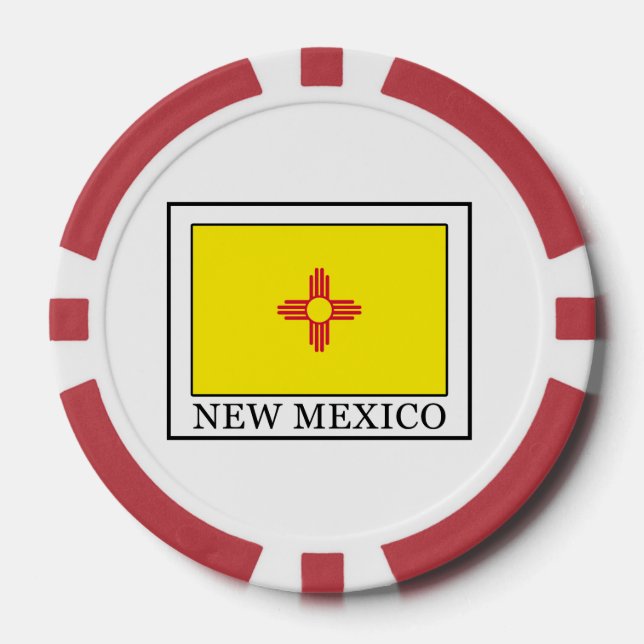 Neues Mexiko Pokerchips (Vorderseite)