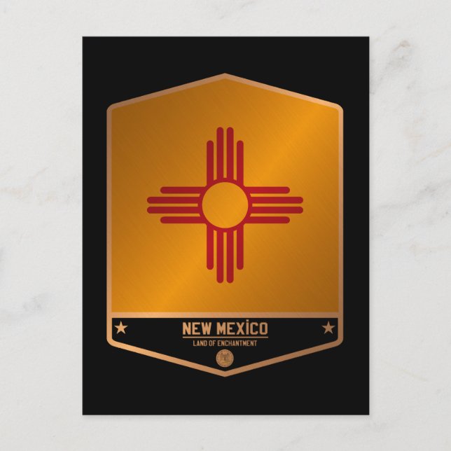 Neues Mexiko Postkarte (Vorderseite)