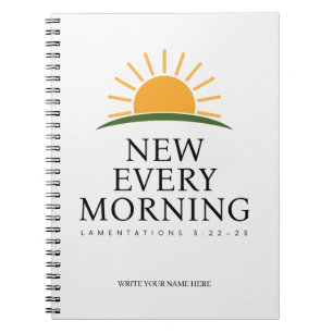 Neues Morgenjournal für Christen Notizblock