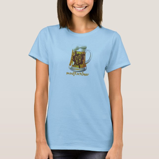 Neues mudRUNbeer T-Shirt (Vorderseite)