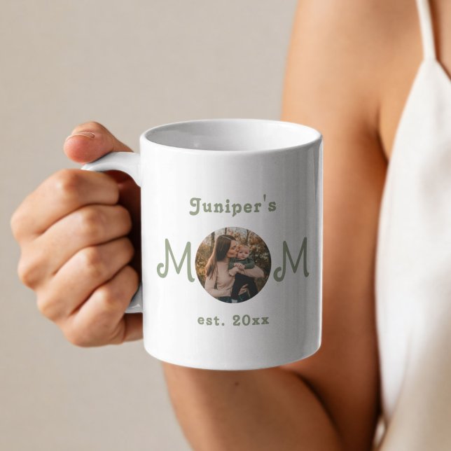 Neues-Mutter-Erste-Muttertags-Fotomug Kaffeetasse (Von Creator hochgeladen)