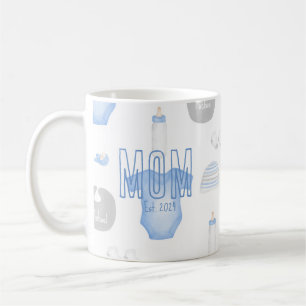 Neues Mütterjahr mit Babynamen gegründet Kaffeetasse