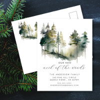 Neues Neck der Woods New Address Post Card