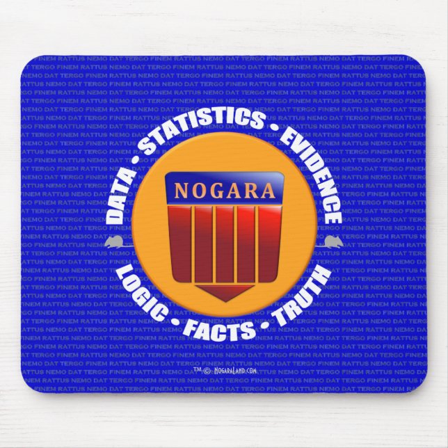 NEUES NOGARA offizielles Siegel-Logo RatPad Mousepad (Vorne)