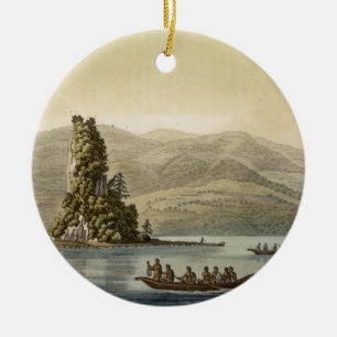 Neues Norfolk nahe Vancouver (Farbstich) Keramikornament