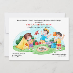 Neues normales Outdoor-Party Einladung