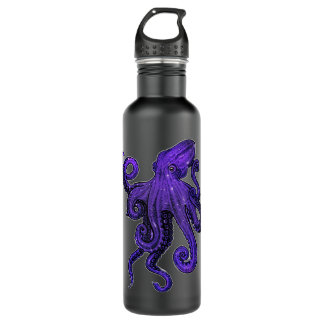 Neues Octopus Geschenk für Männer Octopus Liebhabe Edelstahlflasche