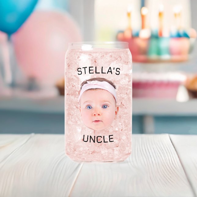 Neues Onkel-Geschenk, Geschenk für das Baby-Gesich Dosenglas (Insitu (Baby Party))