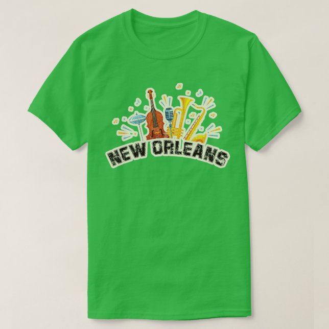 NEUES ORLEANS-Hemd - 1 T-Shirt (Design vorne)