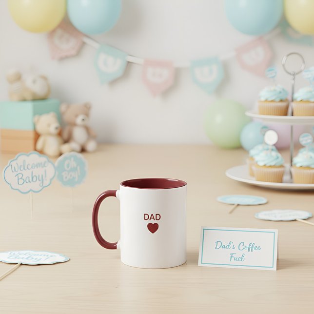 Neues Papa-Geschenk Est 2026 Erwarteter Vater Kaff Tasse (Von Creator hochgeladen)