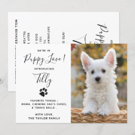 Neues Party für Haustiere Welpendusche Einladung