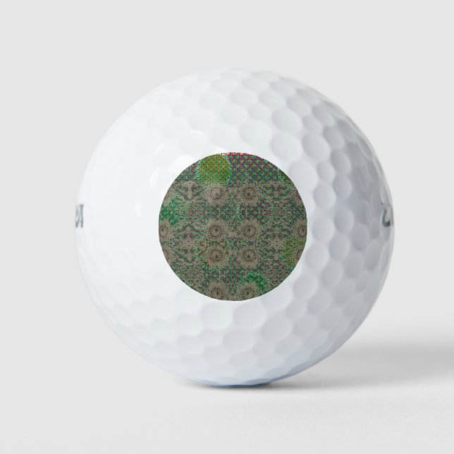 Neues personalisiertes Textlogo Golfball (Vorderseite)