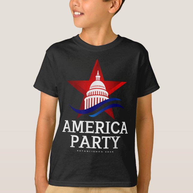 Neues politisches Party Amerika Party 25 Männer Fr T-Shirt (Vorderseite)