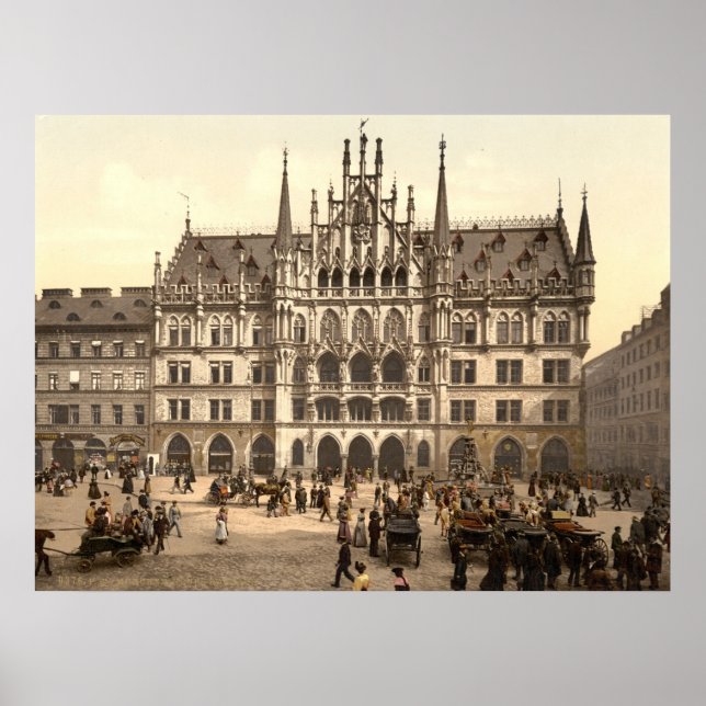 Neues Rathaus in München Poster (Vorne)
