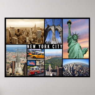 neues Reiseplakat für die Stadt Poster