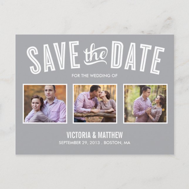 NEUES RETRO | Ankündigung Datum freihalten (Vorderseite)