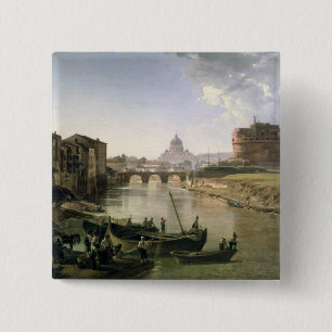 Neues Rom mit dem Castel Sant'Angelo Button