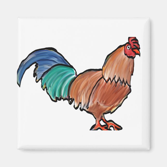 Neues Rooster Magnet (Vorne)