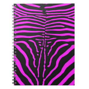 Neues rosa Schwarz Zebra Print-Zubehör - anpassen Notizblock