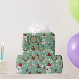 Neues Samoyed Holiday Wrapping Paper Geschenkpapier