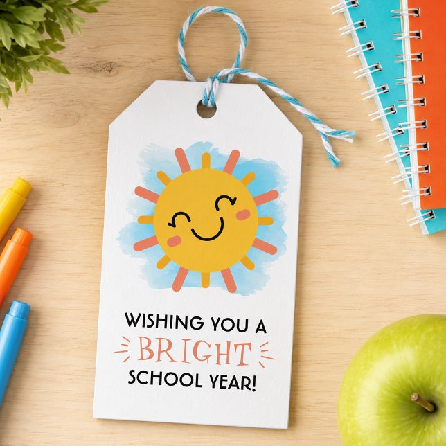 Neues Schuljahr Geschenkanhänger (New School Year Favor Tag)