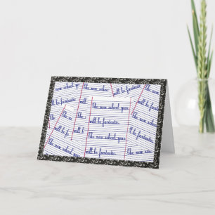 Neues Schuljahr Karte