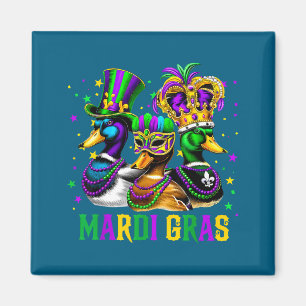 Neues Shirt Stockentenente Mardi Gras Orleans Magnet