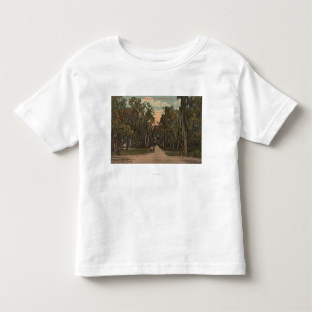 Neues Smyrna, Florida - Ansicht der Magnolie Kleinkind T-shirt (Vorderseite)