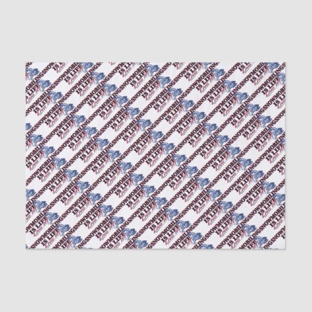 NEUES SNOWMOBILING-IS-LIFE SEIDENPAPIER (Vorderseite)