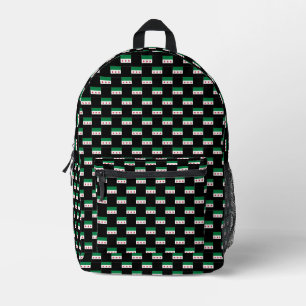 Neues syrisches Flaggenmuster Bedruckter Rucksack