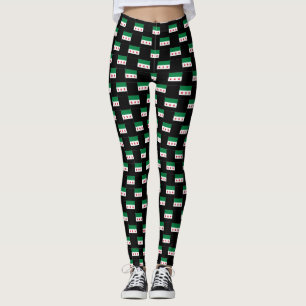 Neues syrisches Flaggenmuster Leggings