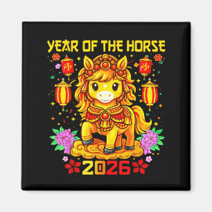 Neues T-Shirt Lunar Chinesische Dekorationen Magnet