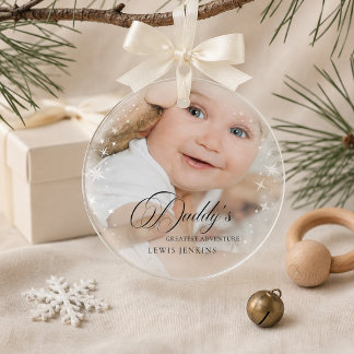 Neues Vatertags-Weihnachtsgeschenk Personalisierte Ornament