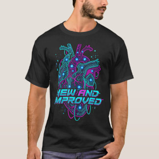 Neues Verbessertes Cybernetisches Herz T-Shirt