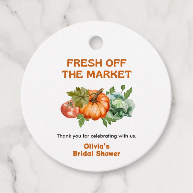 Neues vom Brautparty des Marktes Vielen Dank Geschenkanhänger (Vorderseite)