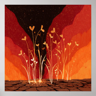 Neues Wachstum - Solarpunk-Poster Poster